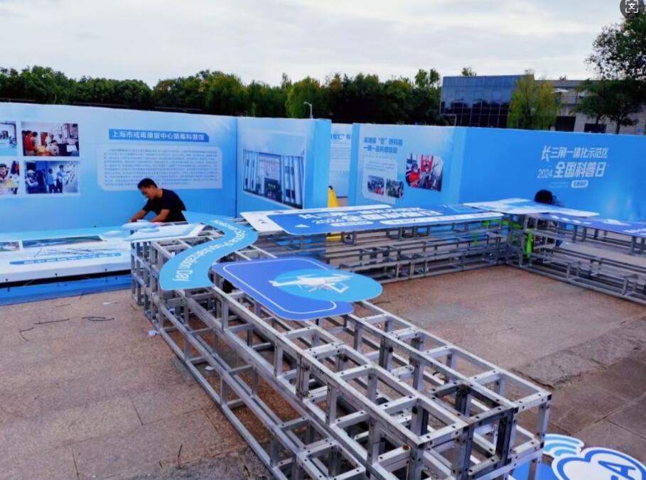 南昌物料搭建：4月11日安装现场-2