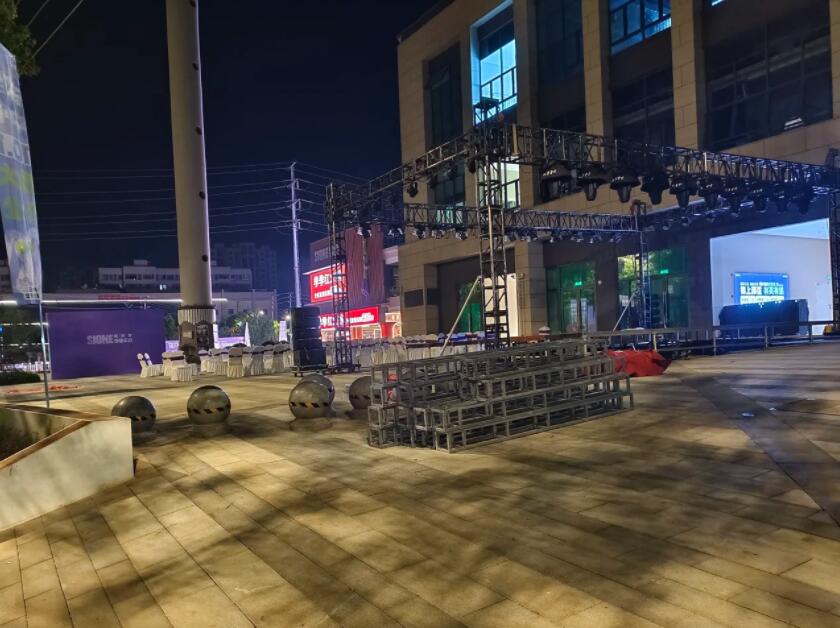 南昌物料搭建：4月11日安装现场-3