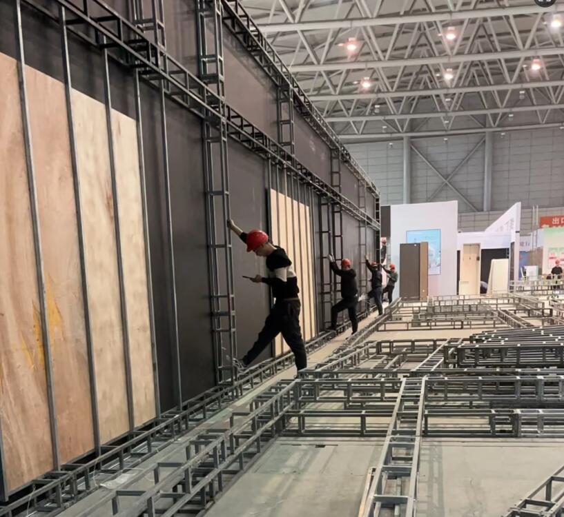 南昌物料搭建：4月11日安装现场-4