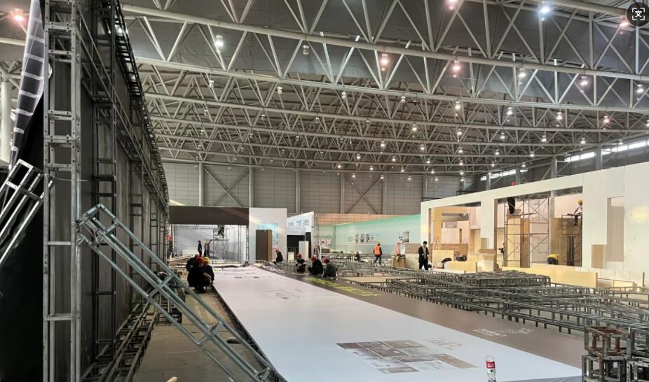 南昌物料搭建：4月11日安装现场-5
