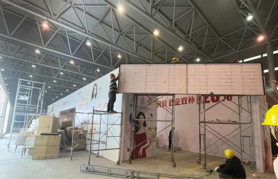 南昌物料搭建：4月11日安装现场-6